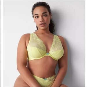 Lightly Lined High-Apex Plunge Bra